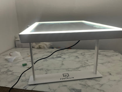 FENCHILIN LED Makeup Mirror with Bluetooth Speaker